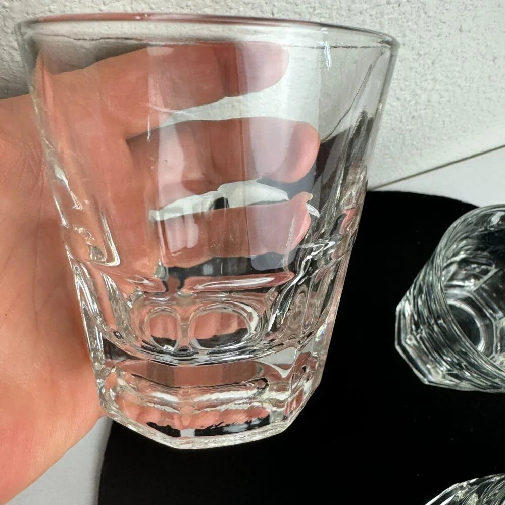 Vintage Libbey Old Fashioned Set of 5  Shot Glasses 4.6 oz Whiskey Glass